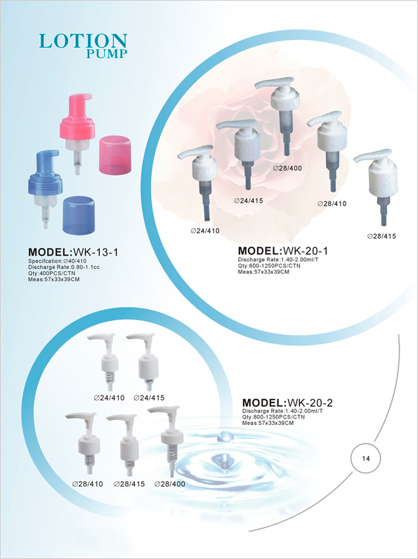 Lotion Pumps Custom Focus. Innovative Packaging Solutions.