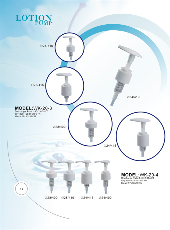 Lotion Pumps Custom Focus. Innovative Packaging Solutions.