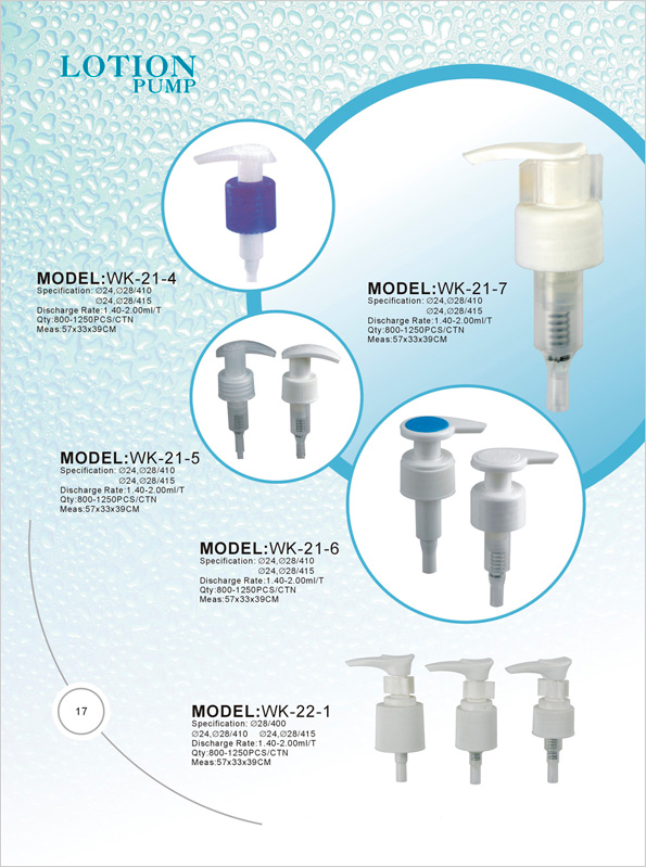 Lotion Pumps Custom Focus. Innovative Packaging Solutions.