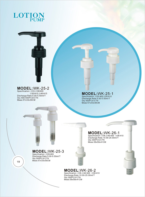 Lotion Pumps Custom Focus. Innovative Packaging Solutions.